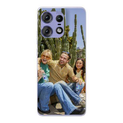 Motorola Edge 50 Pro TPU-suoja omalla kuvalla
