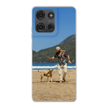 Motorola Moto G75 TPU-suoja omalla kuvalla